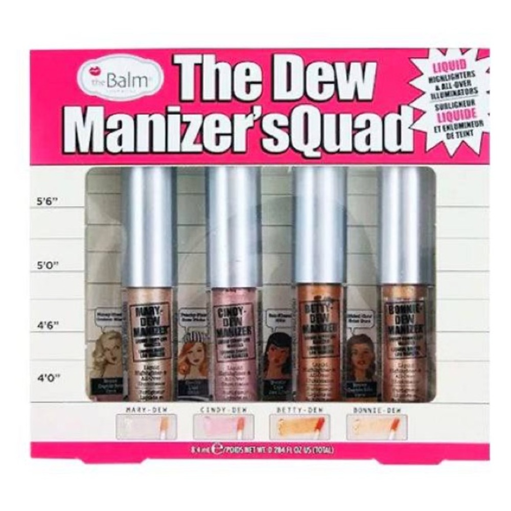 Discontinued theBalm The Dew Manizer's Squad Highlighter Set